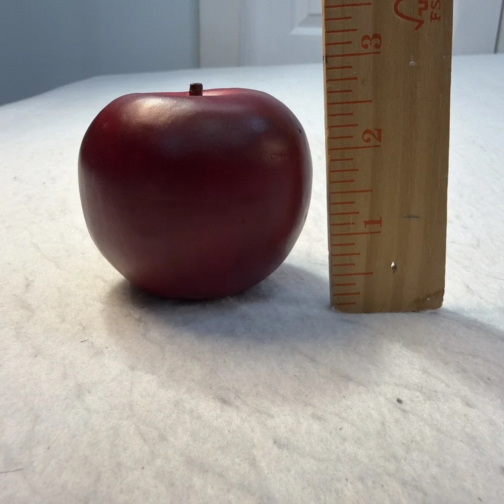Faux Red Apples Lot of 15 Realistic Decorative Fake Fruit Display Staging Props